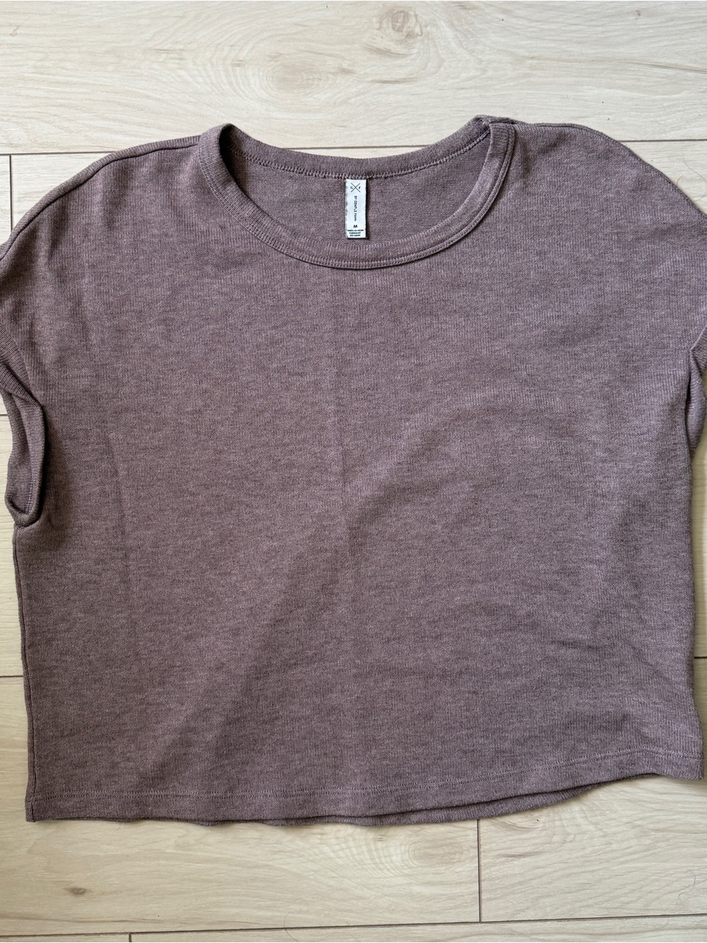 Gentle Fawn Taupe Boxy Short Sleeve Knit Top